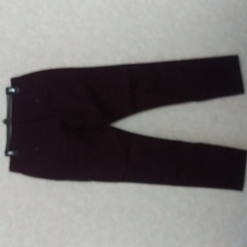 Bonobos flat front pants, plum, size 32/32 - Picture 3 of 6
